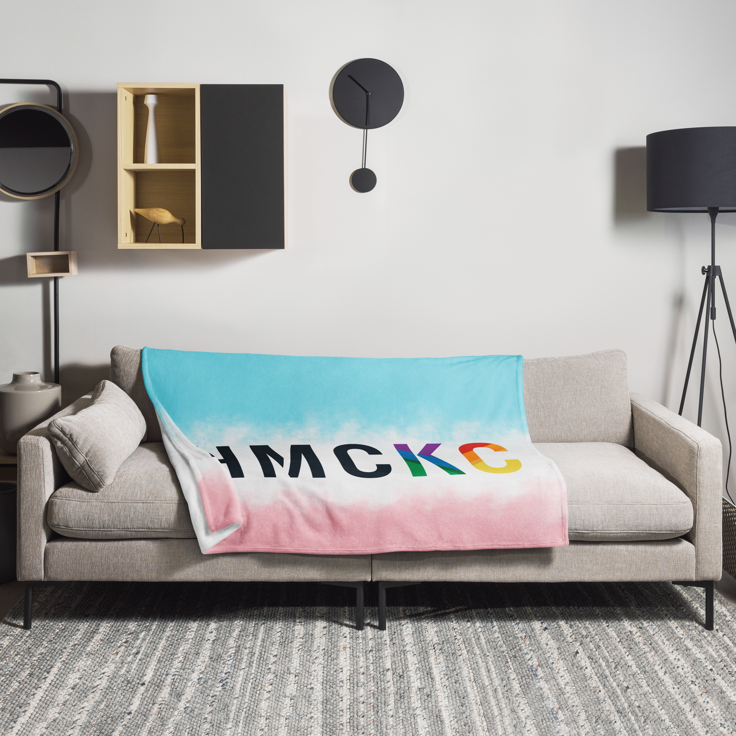 HMCKC Throw Blanket | Trans Pride