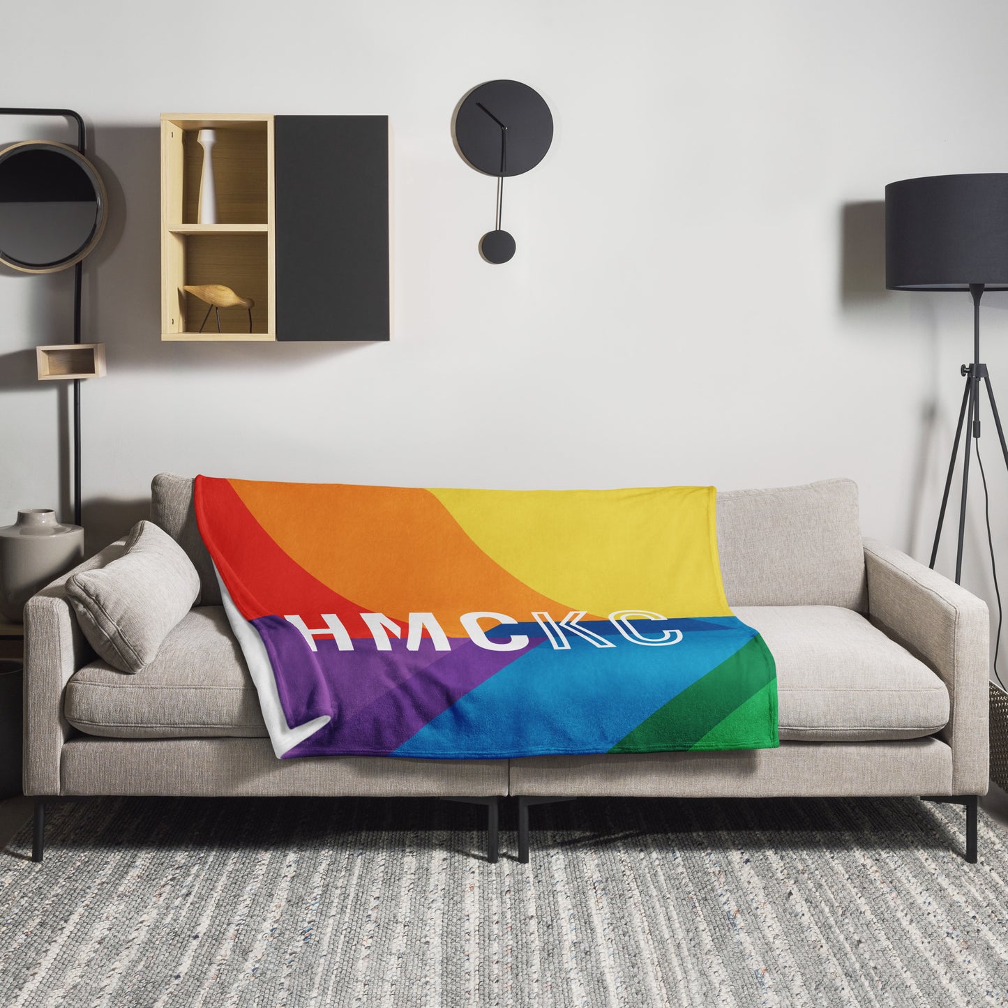 HMCKC Throw Blanket | Abstract